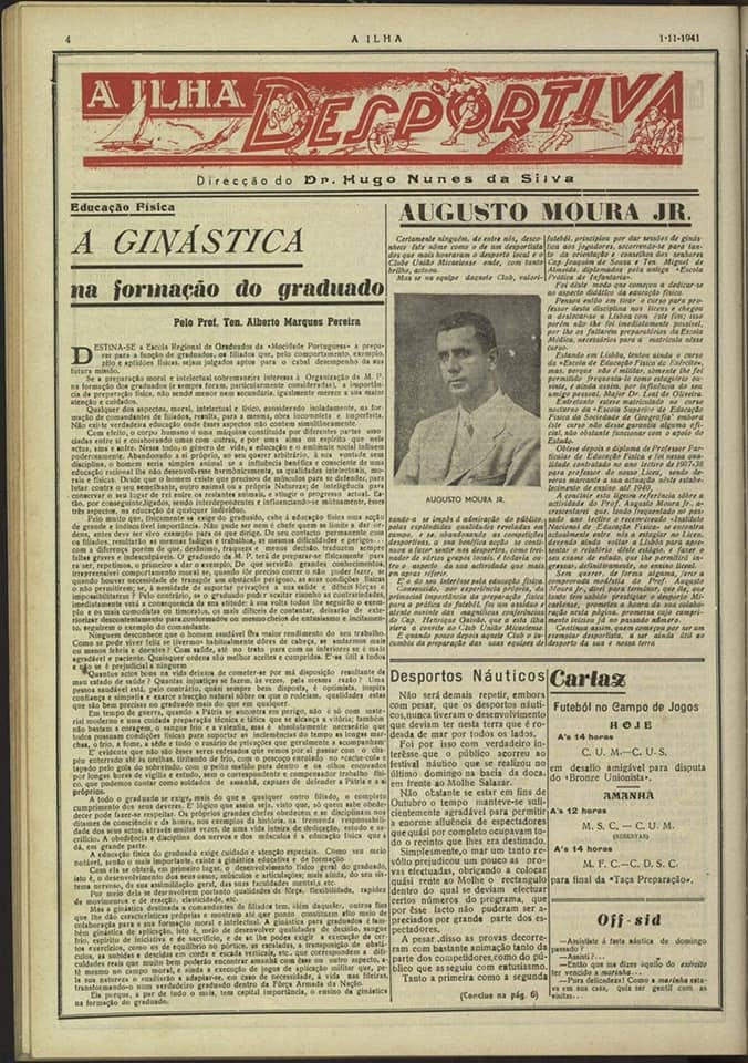 Augusto Moura Jr. Jornal a Ilha
